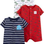 Simple Joys by Carter's Baby Boys' Snap-Up Rompers, Pack of 3